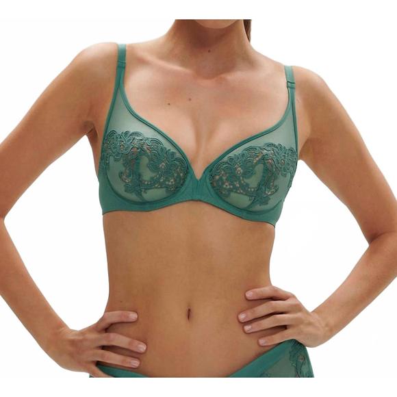 SIMONE PERELE Other - NEW SIMONE PERELE women's saga full coverage bra in dark green